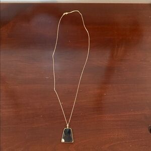 Elegant Black Pendant Necklace